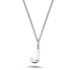 Nuran - Bogstav Vedhæng, J -14 Kt. Hvidguld