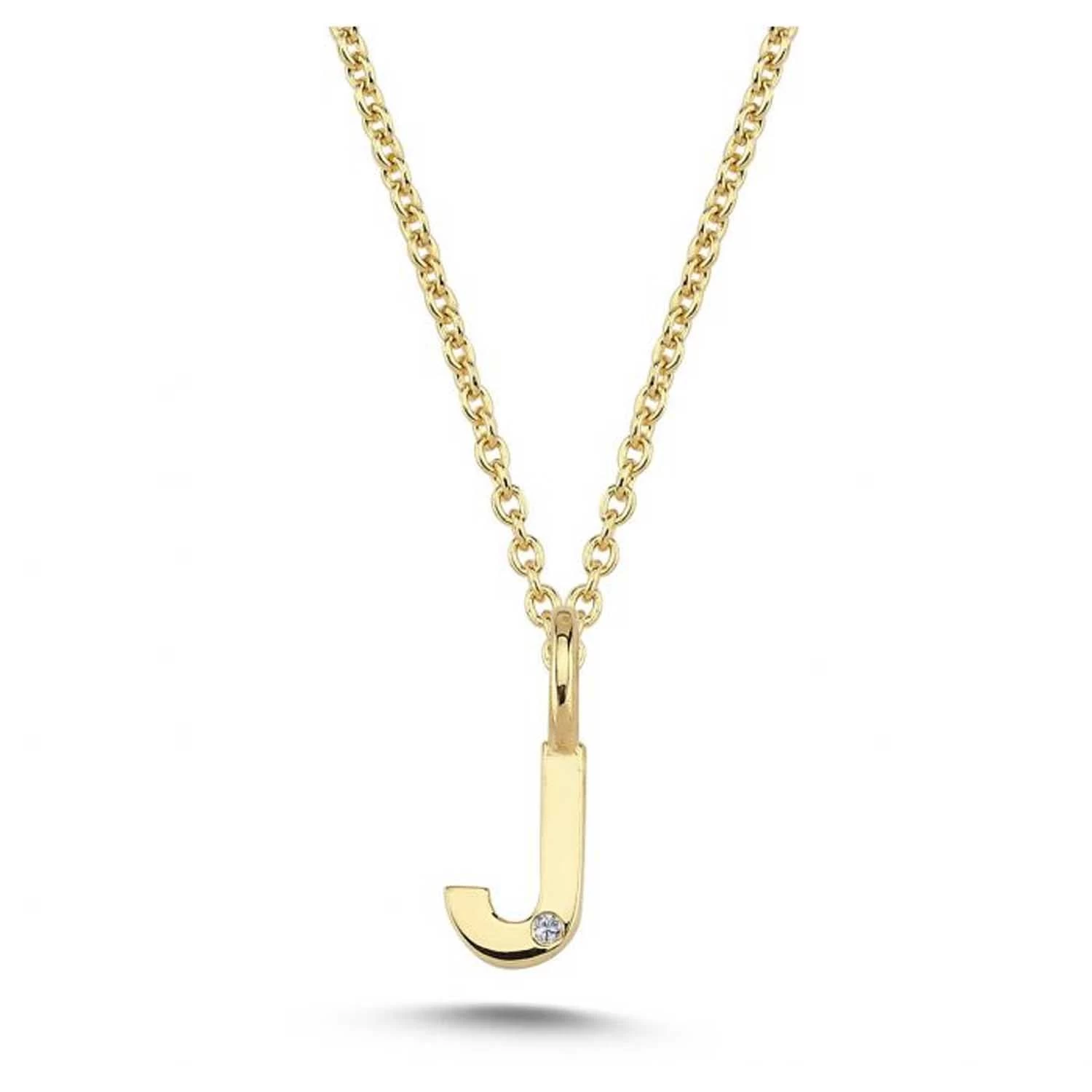 Nuran - Bogstav Vedhæng, J - 14 Kt. Rødguld 3 Nuran - Bogstav Vedhæng, J - 14 Kt. Rødguld