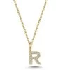 Nuran - Bogstav Vedhæng, R - 14 Kt. Rødguld -Gavefest V2201 R 0080 RG 1