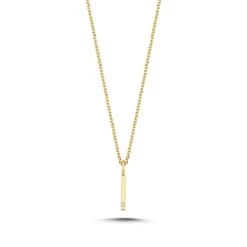 Nuran - Bogstav Vedhæng, I - 14 Kt. Guld