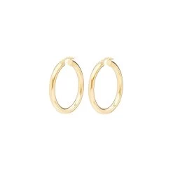 View Jewellery - Creoler Linette Forgyldt Sølv 30mm - VOR24271/30-FG