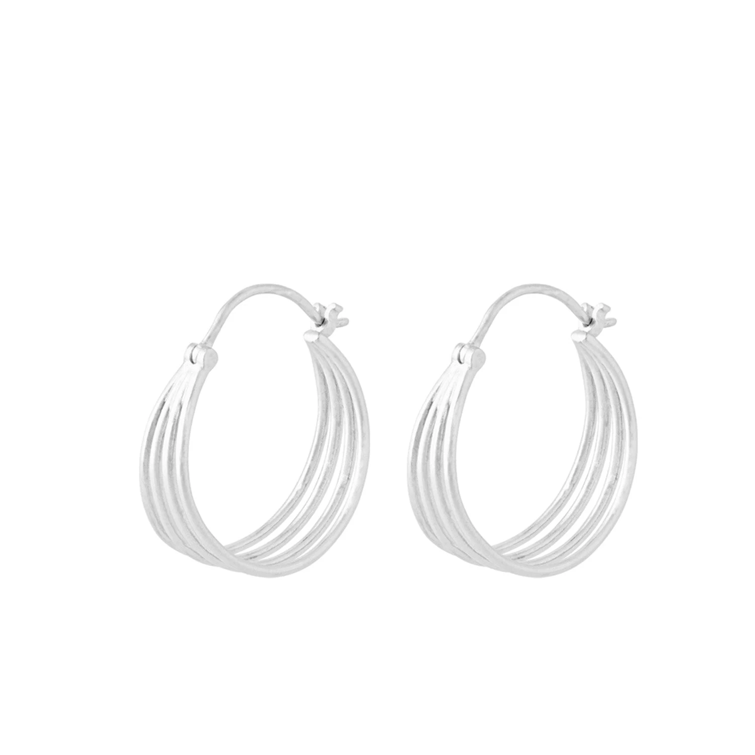 Pernille Corydon - Midnight Sun øreringe, 23 Mm - Sølv 3 Pernille Corydon - Midnight Sun øreringe, 23 Mm - Sølv